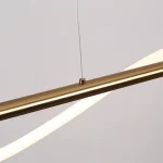 Lampă suspendată aurie LED 4000K, dimensiune S, Meleca Light Prestige