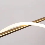 Lampă suspendată aurie LED 4000K, dimensiune S, Meleca Light Prestige