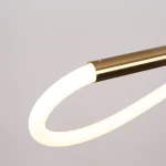 Lampă suspendată aurie LED 4000K, dimensiune S, Meleca Light Prestige