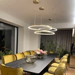 Lampă suspendată Midway aurie LED 3000K Light Prestige