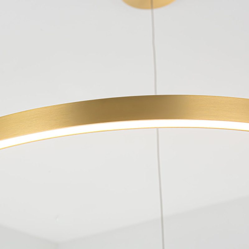 Lampă suspendată Midway aurie LED 3000K Light Prestige