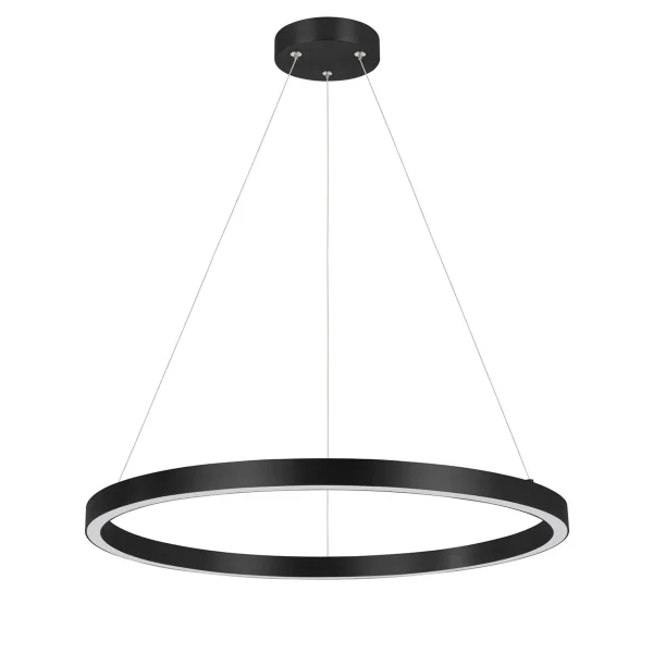 Lampă suspendată Midway Triangle neagră LED 3000K Light Prestige