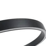 Lampă suspendată Midway Triangle neagră LED 3000K Light Prestige
