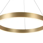 Lampă suspendată Midway Triangle aurie LED 3000K Light Prestige
