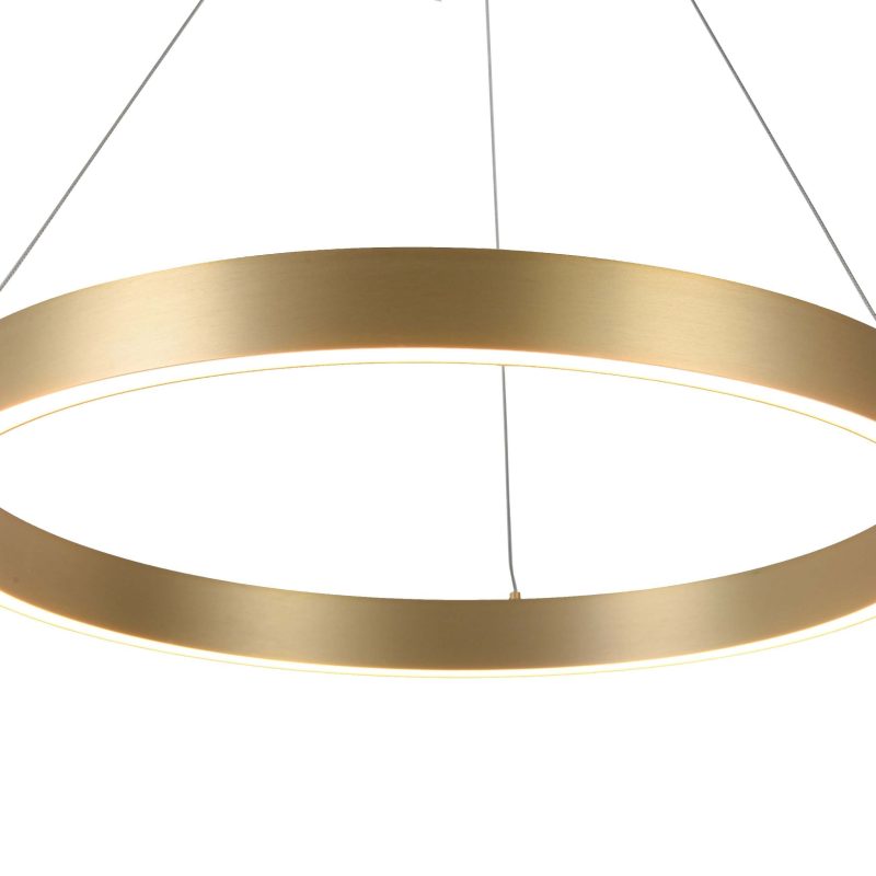 Lampă suspendată Midway Triangle aurie LED 3000K Light Prestige - imagine 5