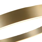 Lampă suspendată Midway Triangle aurie LED 3000K Light Prestige