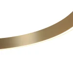 Lampă suspendată Midway Triangle aurie LED 3000K Light Prestige