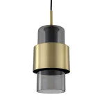 Lampă suspendată fumurie 1xE27, stil modern, Miele Light Prestige