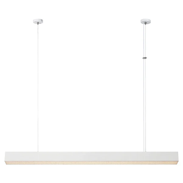 Lampă suspendată L albă