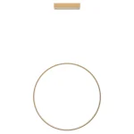 Lampă suspendată aurie, IP44, LED CCT, dimensiune L, Mirror Light Prestige