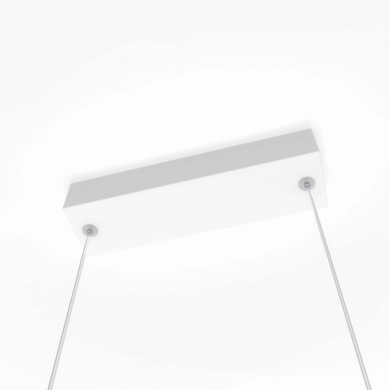 Lampă suspendată albă LED 3000K, model S, Mirror Light Prestige