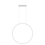 Lampă suspendată albă cu protecție IP44, LED CCT, dimensiune S, Mirror Light Prestige