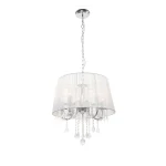Lampă suspendată Mona argintie 5xE14 Light Prestige