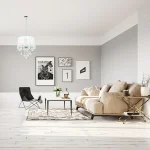Lampă suspendată Mona argintie 5xE14 Light Prestige