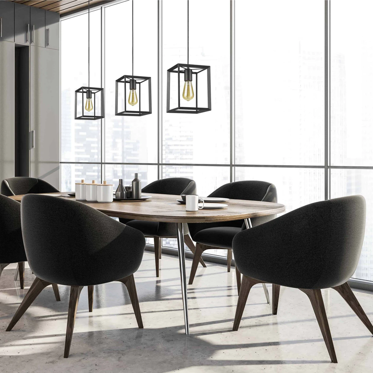 lampa-wiszaca-napoli-1xe27-czarna-lp-41461p-bl-light-prestige-2 Lampă suspendată Napoli neagră 1xE27 Light Prestige