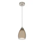 Lampă suspendată fumurie 1xE14