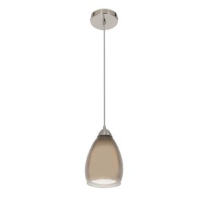 Lampă suspendată fumurie 1xE14