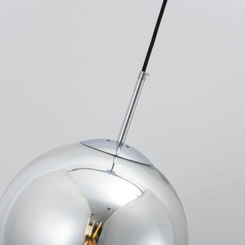 Lampă suspendată crom 1xE14, stil elegant, Palla Light Prestige