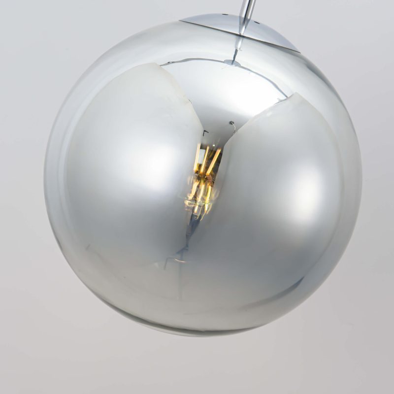 Lampă suspendată crom 1xE14, stil elegant, Palla Light Prestige