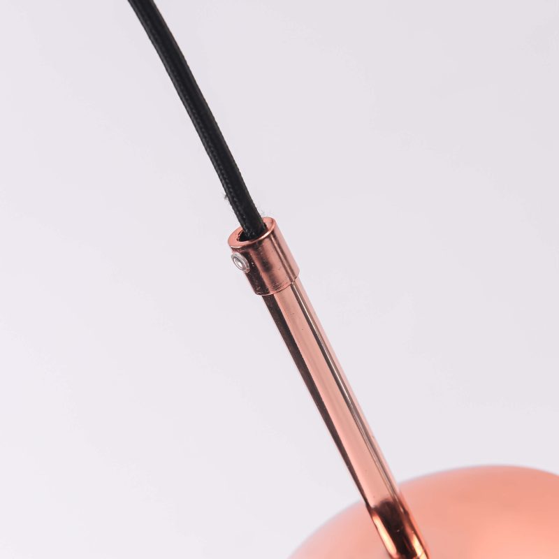 Lampă suspendată cupru 1xE14, stil elegant, Palla Light Prestige