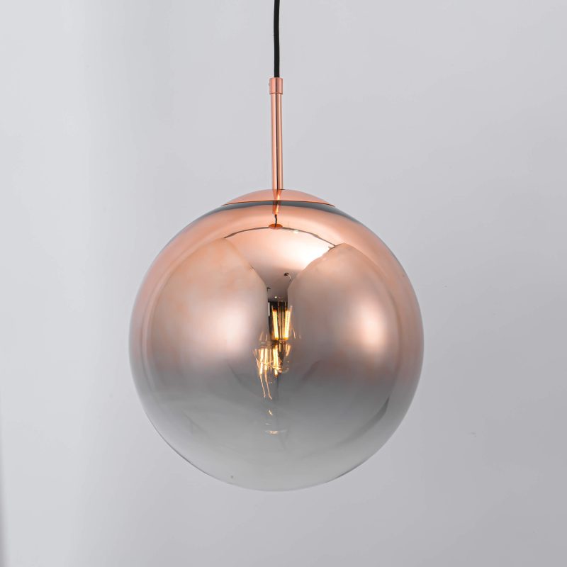 Lampă suspendată cupru 1xE14, stil elegant, Palla Light Prestige