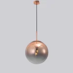 Lampă suspendată cupru 1xE14, stil elegant, Palla Light Prestige