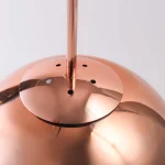 Lampă suspendată cupru 1xE14, stil elegant, Palla Light Prestige