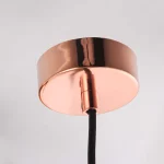 Lampă suspendată cupru 1xE14, stil elegant, Palla Light Prestige