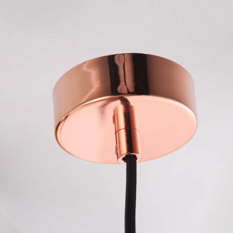 Lampă suspendată cupru 1xE14, stil elegant, Palla Light Prestige