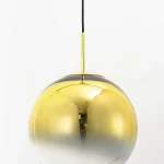 Lampă suspendată aurie 1xE14, stil elegant, Palla Light Prestige