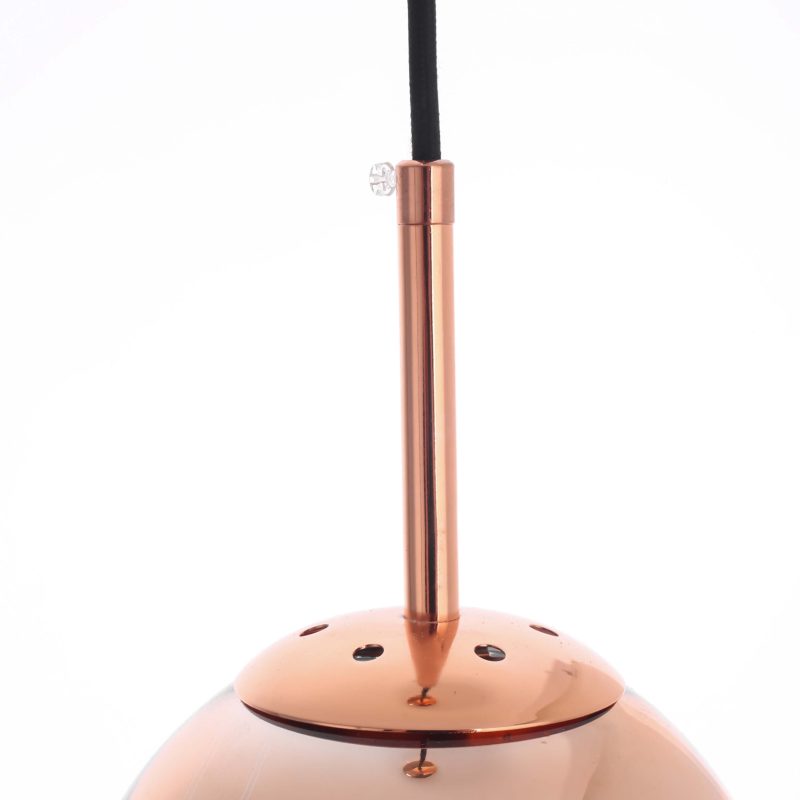 Lampă suspendată cupru 1xE14, formă glob, Palla Light Prestige - imagine 9
