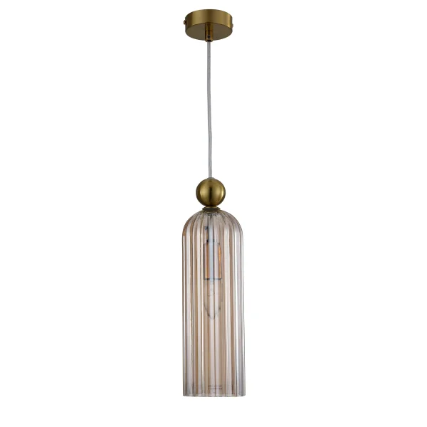 Lampă suspendată chihlimbar 1xE14