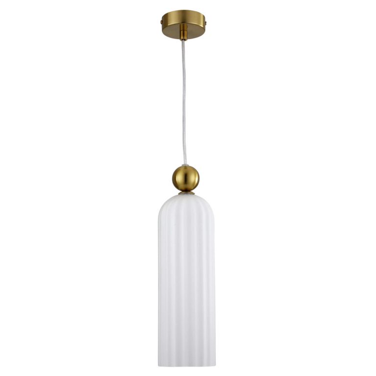 Lampă suspendată albă 1xE14