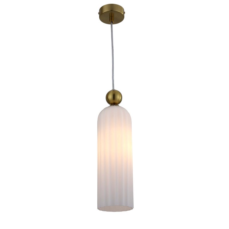Lampă suspendată albă 1xE14, design elegant, Piega Light Prestige - imagine 8