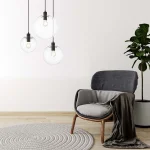 Lampă suspendată neagră 3xE27, iluminat interior, Puerto Light Prestige