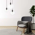 Lampă suspendată Puerto neagră 1xE27 Light Prestige