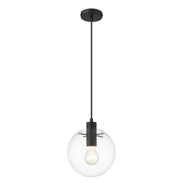 Lampă suspendată Puerto neagră 1xE27 Light Prestige