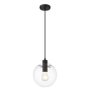 Lampă suspendată Puerto neagră 1xE27 Light Prestige