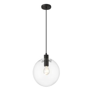 Lampă suspendată Puerto neagră 1xE27 Light Prestige