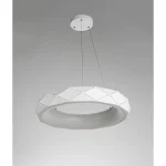 Lampă suspendată albă LED 4000K, iluminat modern, Reus Light Prestige