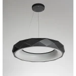 Lampă suspendată neagră LED 4000K, iluminat modern, Reus Light Prestige