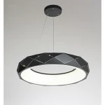 Lampă suspendată neagră LED 4000K, iluminat modern, Reus Light Prestige