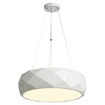 Lampă suspendată albă 3xE27, iluminat dining, Reus Light Prestige