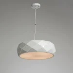 Lampă suspendată albă 3xE27, iluminat dining, Reus Light Prestige