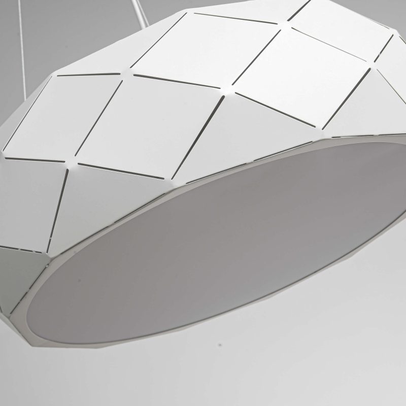 Lampă suspendată albă 3xE27, iluminat dining, Reus Light Prestige
