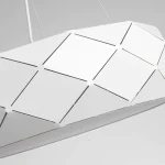 Lampă suspendată albă 3xE27, iluminat dining, Reus Light Prestige