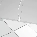 Lampă suspendată albă 3xE27, iluminat dining, Reus Light Prestige
