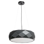 Lampă suspendată neagră 3xE27, iluminat dining, Reus Light Prestige