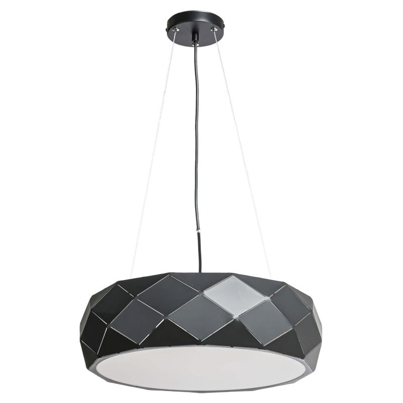 Lampă suspendată neagră 3xE27, iluminat dining, Reus Light Prestige