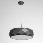 Lampă suspendată neagră 3xE27, iluminat dining, Reus Light Prestige